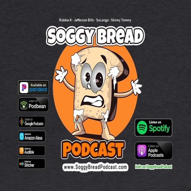 Logo with promotion. by Soggy Bread Podcast